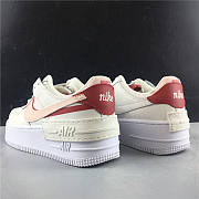 Nike Air Force 1 White Red - 4