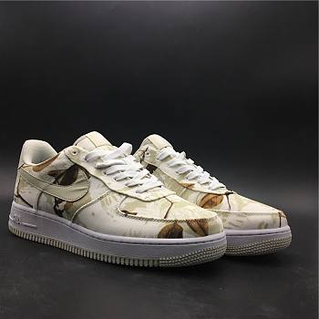  Nike Air Force 1 camouflage white deciduous color