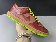Nike Dunk Low 1-Piece Laser Varsity Red Chartreuse  311611-661 - 3