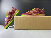 Nike Dunk Low 1-Piece Laser Varsity Red Chartreuse  311611-661 - 4