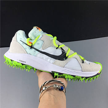  OFF-WHITE x Nike Zoom Terra Kiger 5 white gray green CD8179-100