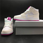  Air Jordan 1 White Pink  655112 - 5