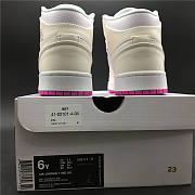  Air Jordan 1 White Pink  655112 - 3
