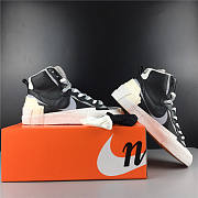 Sacai x Nike Blazer Mid  black gray white  BV0072-002 - 4