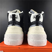 Sacai x Nike Blazer Mid  black gray white  BV0072-002 - 3