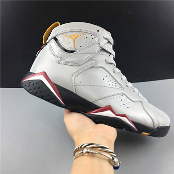  Air Jordan 7 Reflections of A Champion Silver Red  BV6281-006 