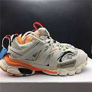 Balenciaga Track Trainers White Orange  542436 W1GB1 9059 - 4