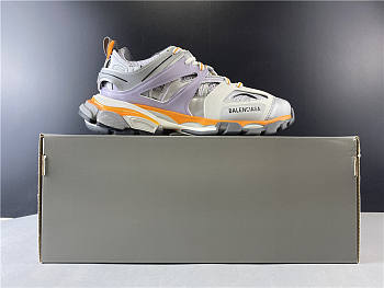 Balenciaga Track Trainers Grey Orange 542436 W1GB1 9059