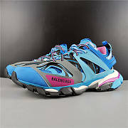 Balenciaga Track Trainers Runners Blue 542436W1GB54162 - 4
