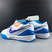  Nike Zoom Kobe 4 White Blue Purple AV6339-100  - 2