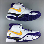 Nike Undefeated x Nike Kobe 1 White Purple Yellow  AQ2728-101 - 4