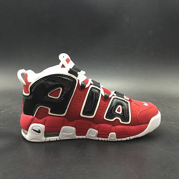 Nike Air More Uptempo Chicago Red and Balck 15082-600