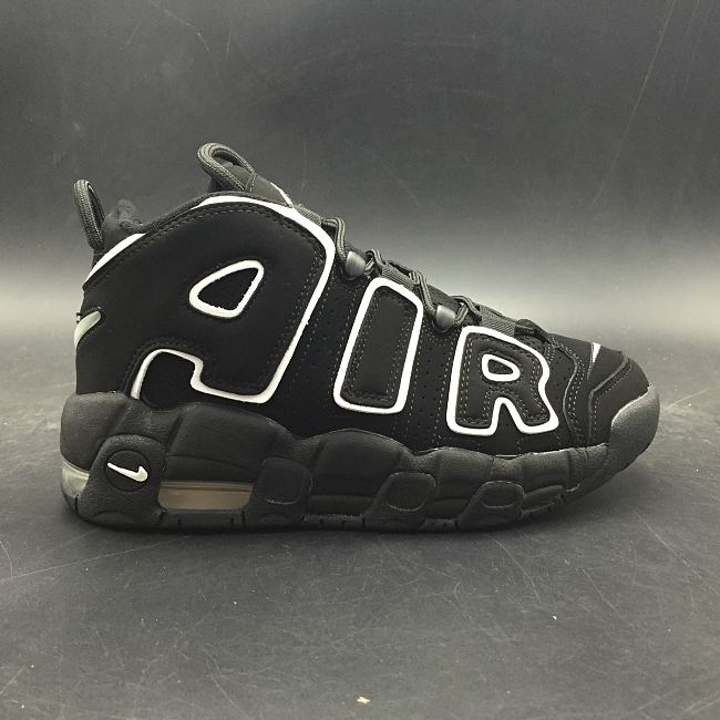 Nike Air More Uptempo Black And White GS 415082-002 - 1