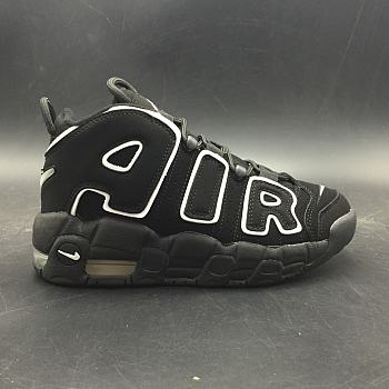 Nike Air More Uptempo Black And White GS 415082-002