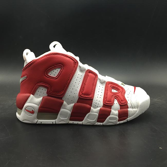 Nike Air More Uptempo White Red 415082-100  - 1