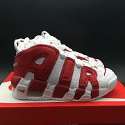 Nike Air More Uptempo White Red 415082-100  - 3