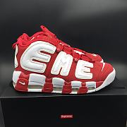 Nike Air More Uptempo Supreme White And Red  902290-600 - 3