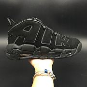 Nike Air More Uptempo All Black 3M Reflective  414962-004 - 6
