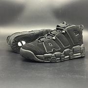 Nike Air More Uptempo All Black 3M Reflective  414962-004 - 5