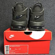 Nike Air More Uptempo All Black 3M Reflective  414962-004 - 3
