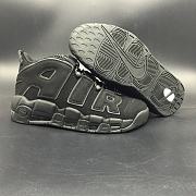 Nike Air More Uptempo All Black 3M Reflective  414962-004 - 2