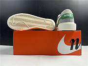 Cheap Nike Blazer Low X Sacai Grey Green Varisity White BV0076-403 - 4