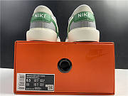 Cheap Nike Blazer Low X Sacai Grey Green Varisity White BV0076-403 - 3