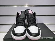 Air Jordan 1 Mid White Black Light Arctic Pink (GS) 555112-103 - 4