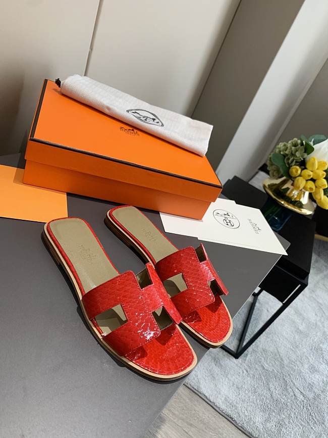 Oran Sandal in Red  - 1
