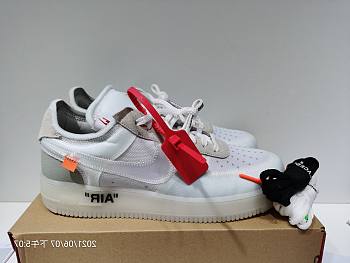 Off White  x Nike Air Force Pure White Low A04606-100 