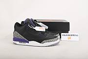 Air Jordan 3 Retro Black Court Purple - CT8532-050 - 1