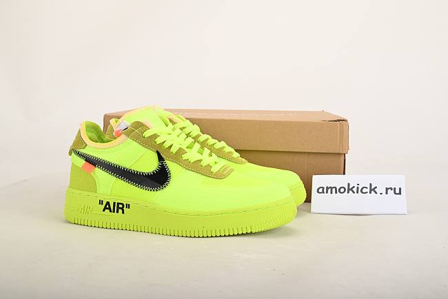 Nike Air Force 1 Low Off-White Volt  AO4606-700  - 1