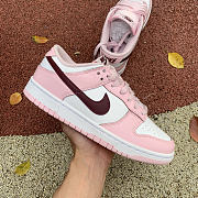 nike dunk pink foam red white