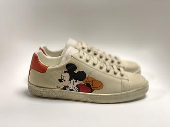 Disney x Gucci Wmns Ace Low 'Mickey Mouse Ivory' 602129 AYO70 9591