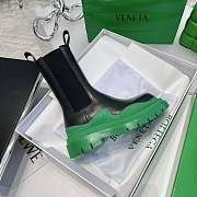 BOTTEGA VENETA Black & Green 'The Tire' Chelsea Boots - 2