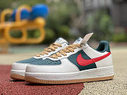 Nike Air Force 1 Low Id Cream Green Red AQ3778-991 - 5