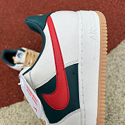 Nike Air Force 1 Low Id Cream Green Red AQ3778-991 - 4