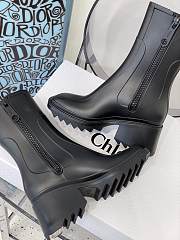  Chloe Betty Rain Boot In PVC Black  - 6