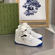  Gucci Basket sneaker in white Demetra - 1