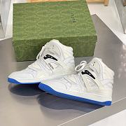  Gucci Basket sneaker in white Demetra - 5