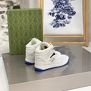  Gucci Basket sneaker in white Demetra - 4