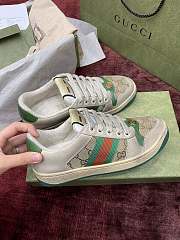 Gucci GG Screener Distressed 'GG Canvas' White Tan Green Red 546551-9Y920-9666 - 1