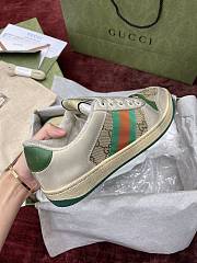 Gucci GG Screener Distressed 'GG Canvas' White Tan Green Red 546551-9Y920-9666 - 5