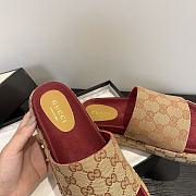 Gucci GG Supreme platform sandals - 5