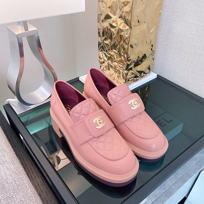 Chanel Loafers Pink - 1