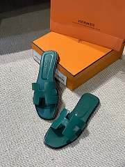Hermes Slippers Green - 5