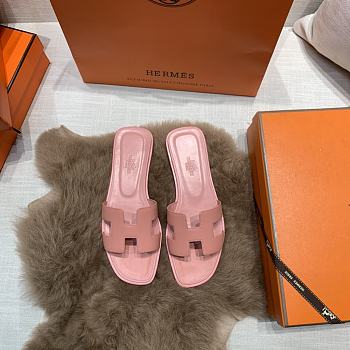 Hermes Slippers Pink