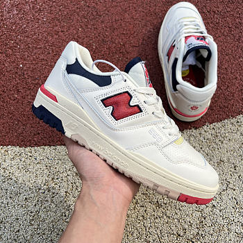 New Balance 550 Aime Leon Dore White Navy Red  BB550A3