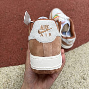 Nike Air Force 1 07 Low ESS Wheat Orange White Shoes CW2288-855 - 5