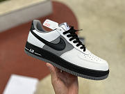 Nike Air Force 1 Low White Dark Grey Black Shoes 553689-609 - 6